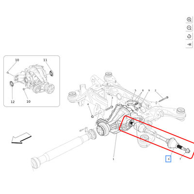 For Maserati Levante 3.0T 2016 Present Rear Left/Right Drive Shaft Axle OEM 670032036