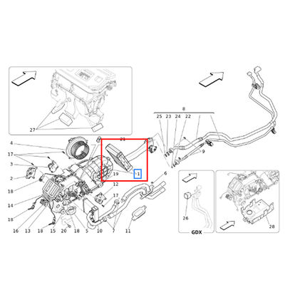 For Maserati Quattroporte Ghibli M156 3.0 TDS V6 Rear Auto Car Evaporator OEM 673002681