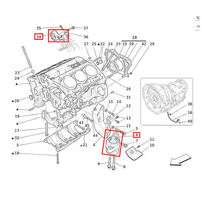 For Maserati Ghibli Quattroporte 4WD 4pcs Engine Transmission Mount Kit OEM 670003628 670003629 670003630 670106865