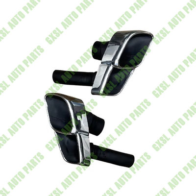 For Maserati Quattroporte 3.0 V6 Exhaust Pipe Round Port Modified 3.8 V8 Square Stainless Steel Four Outlet Throat