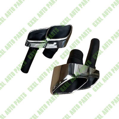 For Maserati Quattroporte 3.0 V6 Exhaust Pipe Round Port Modified 3.8 V8 Square Stainless Steel Four Outlet Throat