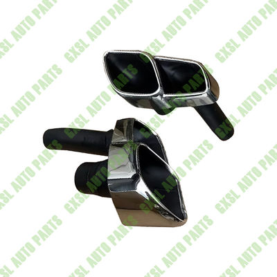 For Maserati Quattroporte 3.0 V6 Exhaust Pipe Round Port Modified 3.8 V8 Square Stainless Steel Four Outlet Throat