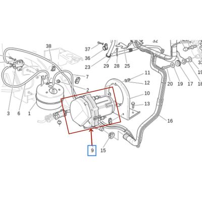 For Ferrari Maserati Quattroporte M139 Granturismo GT 2003-2017 GranCabrio Secondary Smog Air Pump OEM 181197