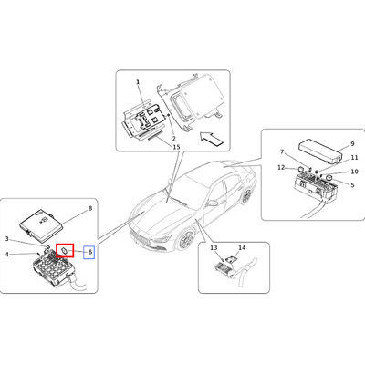 For Maserati Quattroporte Ghibli Levante Power Relay Replace OEM 673002861 05269988AA