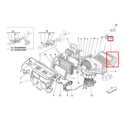 For Maserati Ghibli Levante Quattroporte 3pcs Air &amp; Oil &amp; Pollen Filter OEM 670004604 670005021 673002882 673010883