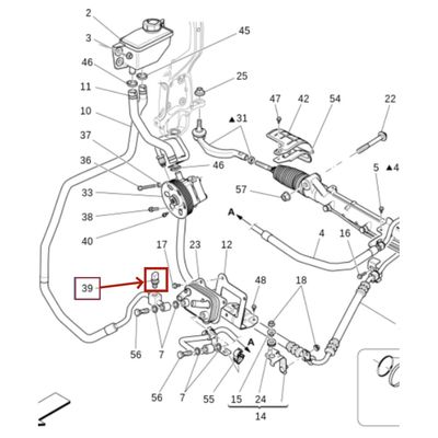 For Maserati Ghibli GranTurismo GranCabrio Levante Quattroporte Coolant Temp Sensor OEM 670005736