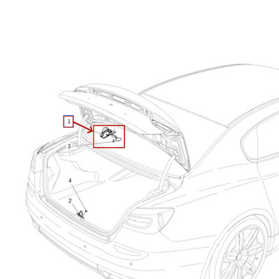 For Maserati Ghibli 2014-2017 Rear Luggage Compartment Lock Trunk Lid Latch Lock Actuator OEM 670154980 675000646 675000539