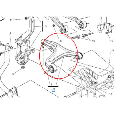 For Maserati Quattroporte Ghibli M156 2014-2022 Front Left Suspension Lower Control Arm OEM 670107802 673007124 670006934