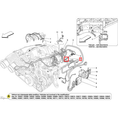 8 pcs For Ferrari California 4.3 V8 2009-2014 Spark Plugs OEM 246615