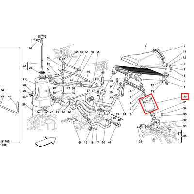 For Ferrari 348;360 Modena/Spider;Challenge Stradale;F355 Motronic 2.7/F1;F50;MondialT Oil Filter OEM 197654